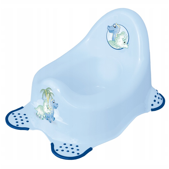 Olita copii keeeper DINO, antiderapanta, albastru, 38x27x23, 5cm