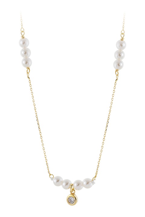 Loisir, Colier de argint plavcat cu aur de 18 K, Auriu