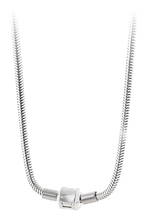 OXETTE, Colier de otel inoxidabil cu talismane, Argintiu