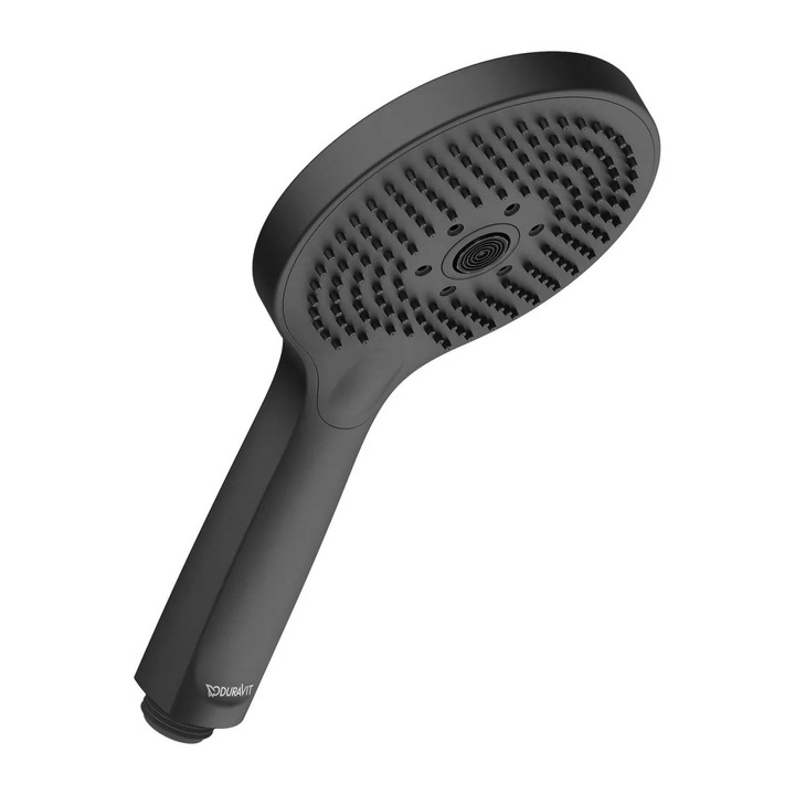 Para dus Duravit UV0650017046, 120 mm, 3 functii, Negru mat