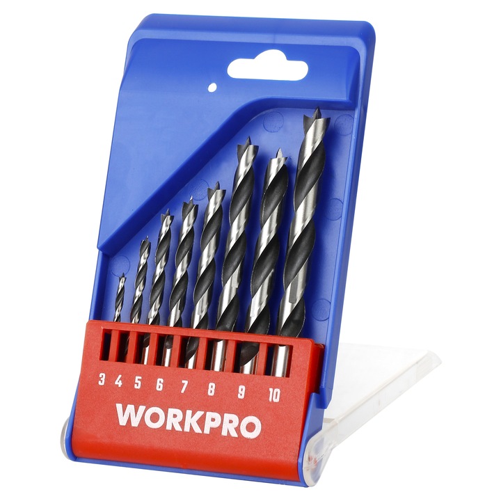 Set burghie pentru lemn 8buc (3-10)