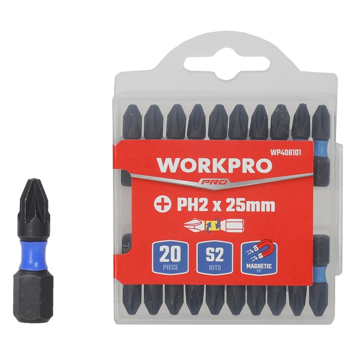 Capete bituri impact 25mm PH2 20buc/pac