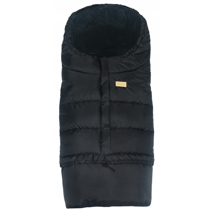 Sac de iarna El-Jot IGLOO, negru, 110 cm, prelungire, impermeabil