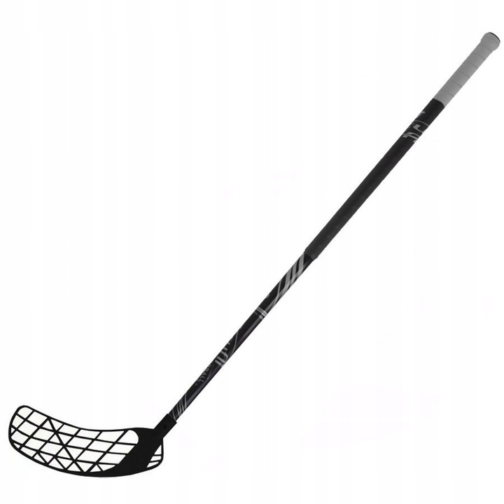 Baton unihockey MPS Accufli Airtek A100, 100 cm, alb/roșu/negru/verde