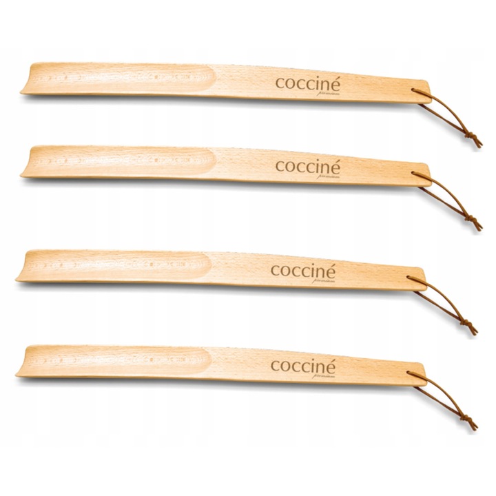 Set 4 palete Coccine din lemn, 38cm, colorate, unisex