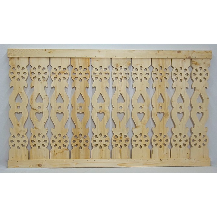 Panou inferior foisor, MJAK 151.02, lemn, natur, 1510x870x40mm