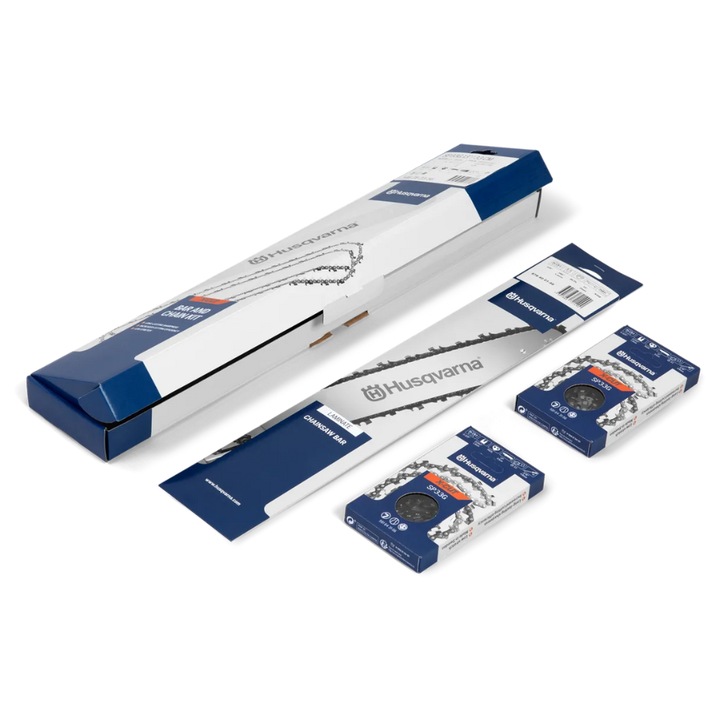 Set ghidaj 15" cu 2 lanturi HUSQVARNA