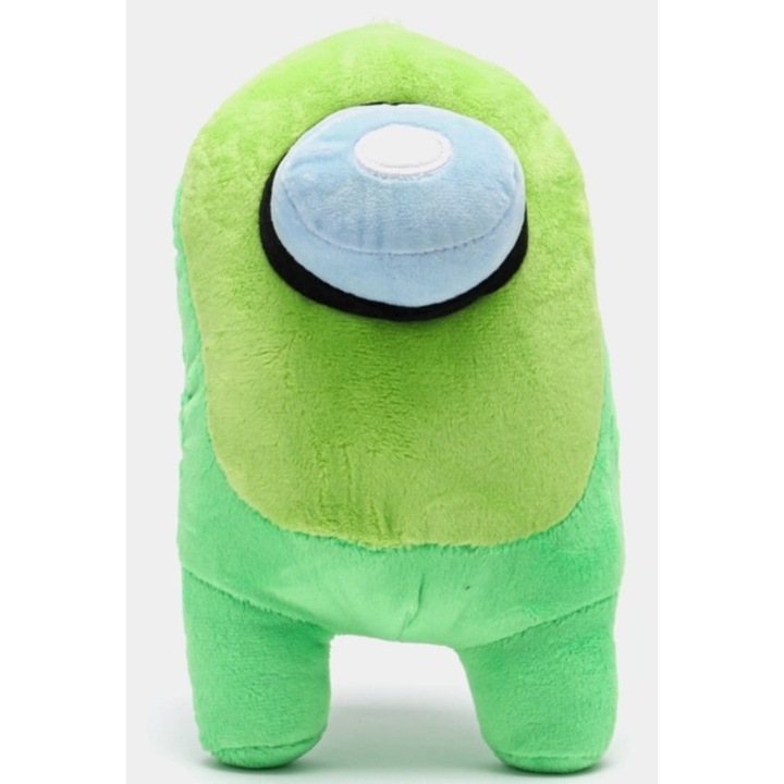 Jucărie de pluș, Crewmate Among Us, verde, 22cm, ultra-moale, ideal pentru joacă și somn