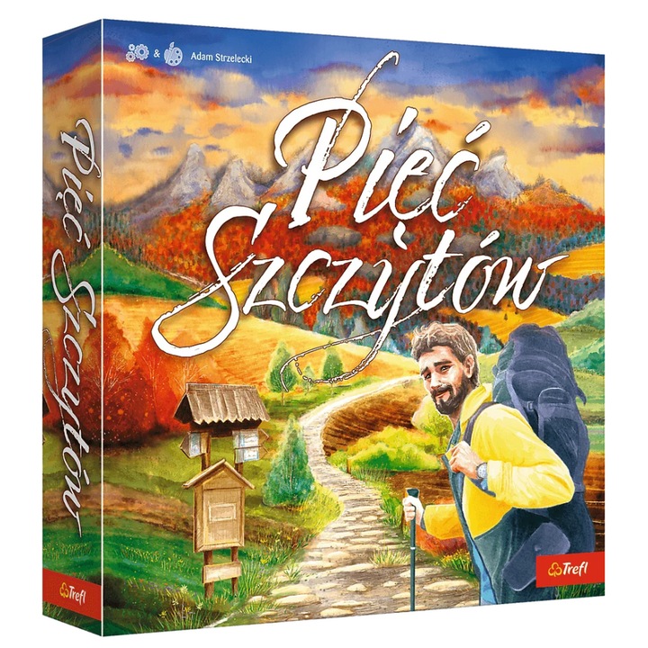 Társasjáték, Trefl, Piec Szczytow, 2-5 játékos, 9 év+, 25 perc