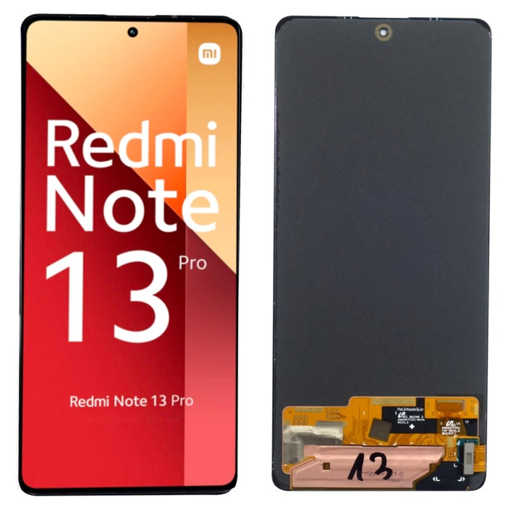 Регенериран AMOLED дисплей за Xiaomi Redmi Note 13 Pro 4G / POCO M6 Pro 4G, 6.67", 1080x2400px