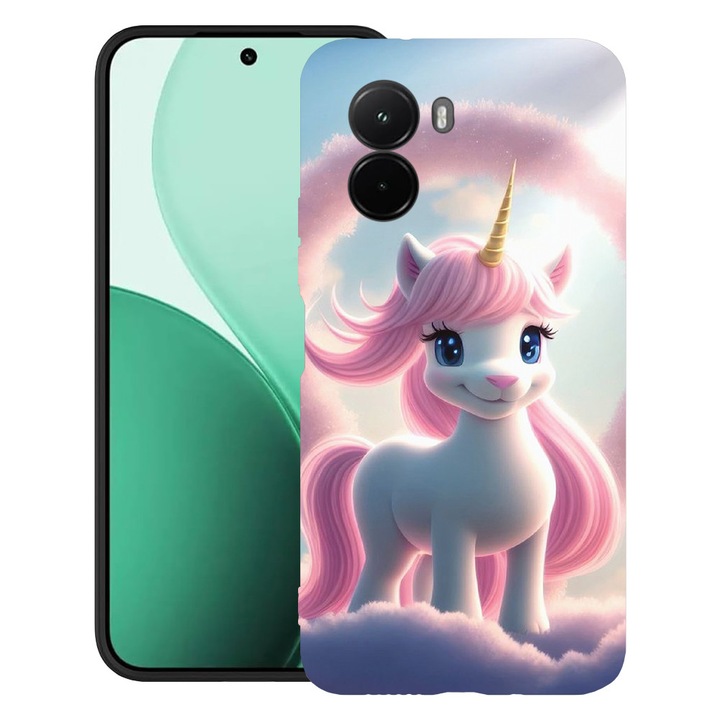 BestCase® Husa TPU Ultra Slim Compatibil cu Poco M7, cu Design Magical Pattern, 3119618 B 1214