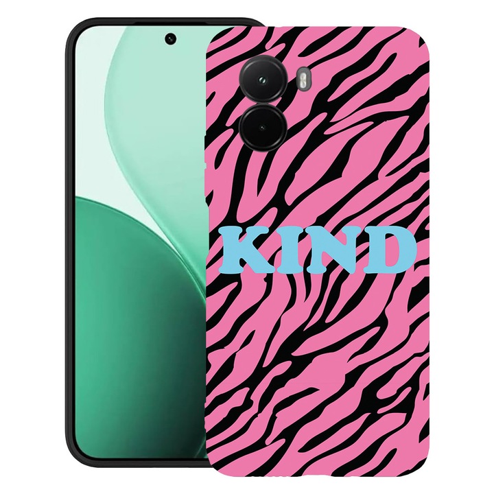 BestCase® Husa TPU Ultra Slim Compatibil cu Poco M7, cu Design Kind, 3119618 B 1872