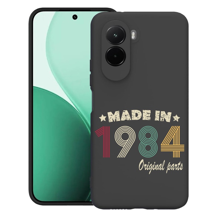 BestCase® Husa TPU Ultra Slim Compatibil cu Poco M7, cu Design Original Parts 1984, 3119618 B 2001