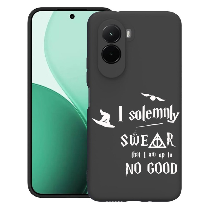 BestCase® Husa TPU Ultra Slim Compatibil cu Poco M7, cu Design I Solemnly swear, 3119618 B 860
