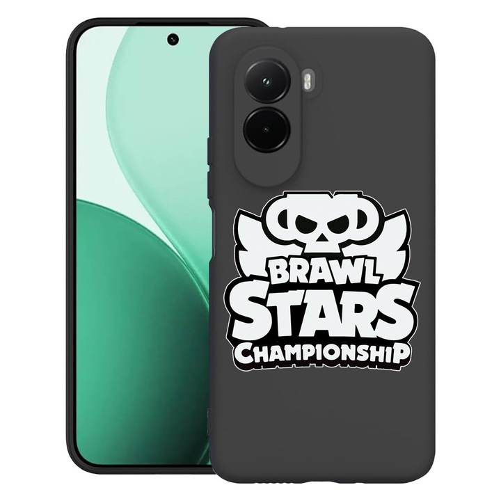 BestCase® Husa TPU Ultra Slim Compatibil cu Poco M7, cu Design Brawl Stars Champion Ship, 3119618 B 1686