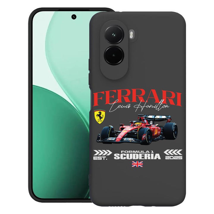 BestCase® Husa TPU Ultra Slim Compatibil cu Poco M7, cu Design Scuderia, 3119618 B 1862