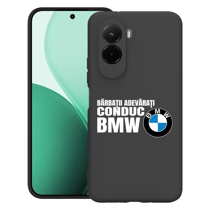 BestCase® Husa TPU Ultra Slim Compatibil cu Poco M7, cu Design Real Man, 3119618 B 1631