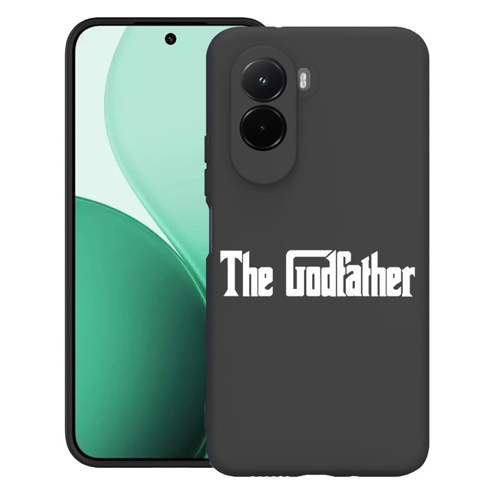 BestCase® Husa TPU Ultra Slim Compatibil cu Poco M7, cu Design The GodFather, 3119618 B 1691