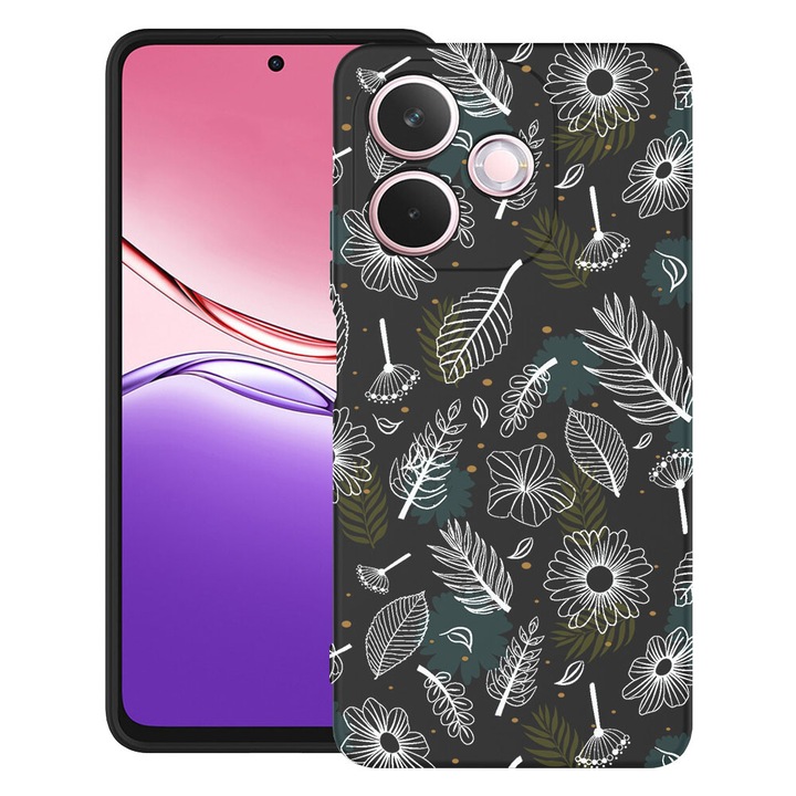 BestCase® Husa TPU Ultra Slim Compatibil cu Honor X5c Plus / X5c, cu Design Flowers, 3119623 B 81