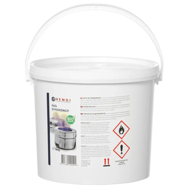 Pasta de etanol pentru incalzitoare gastronomice - set 2 x 4 kg - Hendi 190029
