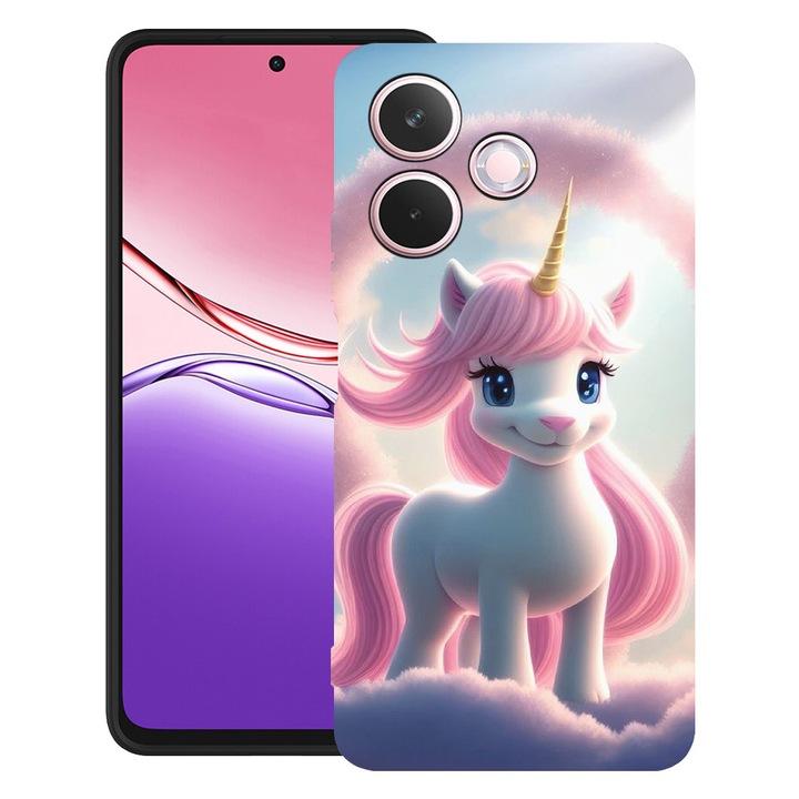 BestCase® Ultra Slim TPU tok Honor X5c Plus / X5c készülékkel kompatibilis, Magical Pattern dizájnnal, 3119623 B 1214