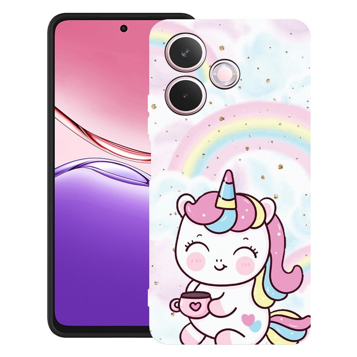 BestCase® Husa TPU Ultra Slim Compatibil cu Honor X5c Plus / X5c, cu Design Little Unicorn, 3119623 B 1212