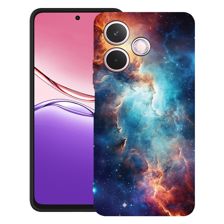 BestCase® Husa TPU Ultra Slim Compatibil cu Honor X5c Plus / X5c, cu Design Galaxies, 3119623 B 1341
