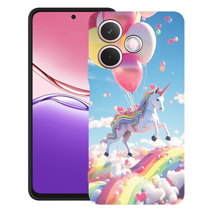 BestCase® Husa TPU Ultra Slim Compatibil cu Honor X5c Plus / X5c, cu Design Magical Pattern, 3119623 B 1215