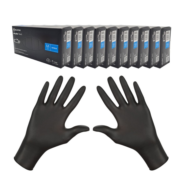 Manusi unica folosinta, M, 100 bucati/cutie, 10 cutii