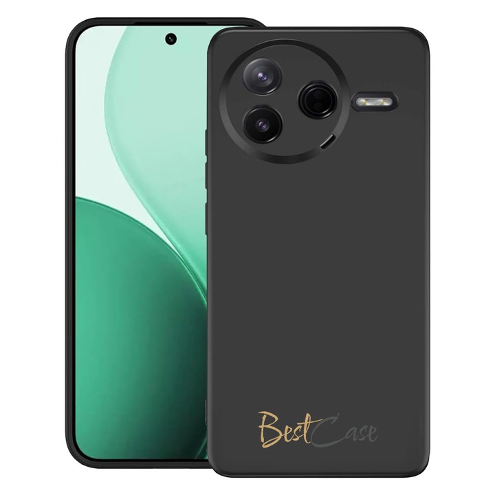 Husă TPU Ultra Slim BestCase, set 2 folii de sticlă, protecție ridicată, transparentă, pentru Poco F7 Pro