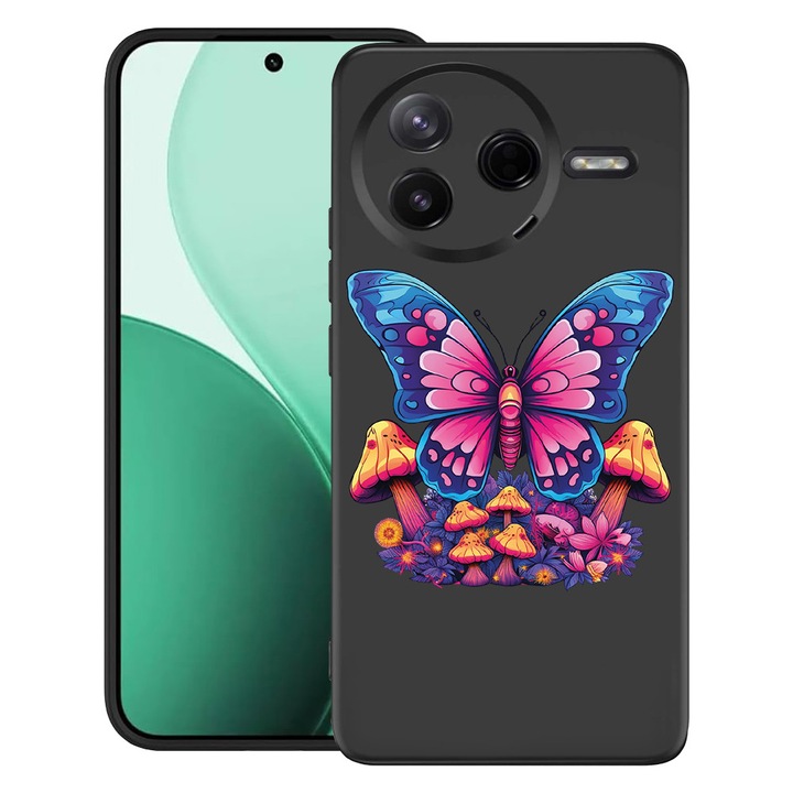 BestCase® Husa TPU Ultra Slim Compatibil cu Poco F7 Pro, cu Design Dream Colors - Butterfly, 3119612 B 1573