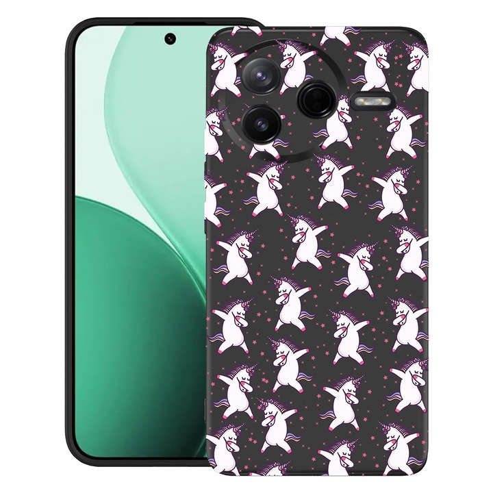 BestCase® Husa TPU Ultra Slim Compatibil cu Poco F7 Pro, cu Design Unicorn Pattern, 3119612 B 73