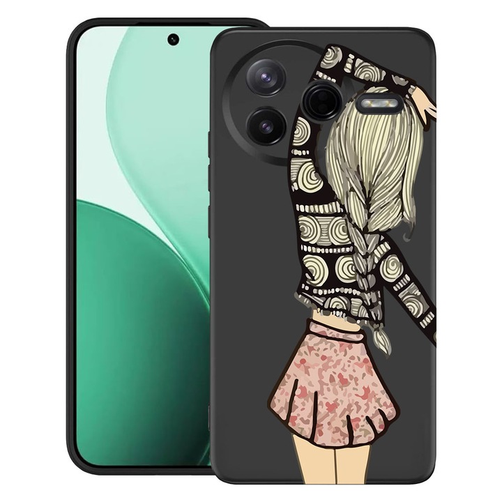 BestCase® Husa TPU Ultra Slim Compatibil cu Poco F7 Pro, cu Design Girl Friend, 3119612 B 188