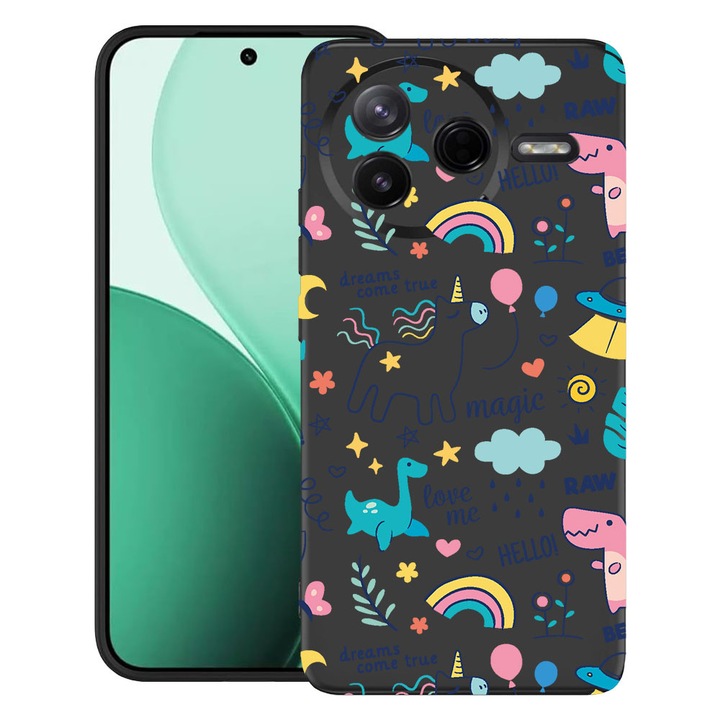 BestCase® Husa TPU Ultra Slim Compatibil cu Poco F7 Pro, cu Design Unicorn - Dreams Comes True, 3119612 B 759