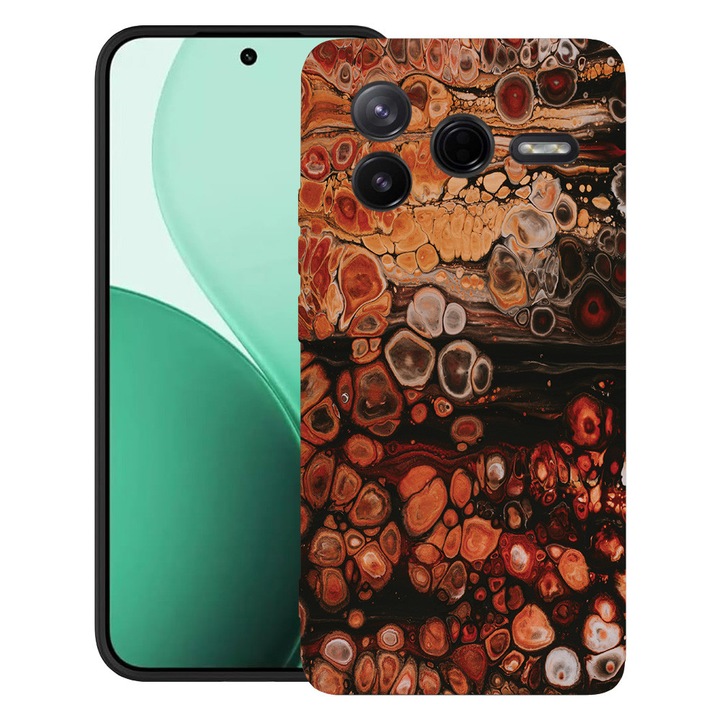 BestCase® Husa TPU Ultra Slim Compatibil cu Poco F7 Pro, cu Design Wood Pattern, 3119612 B 895