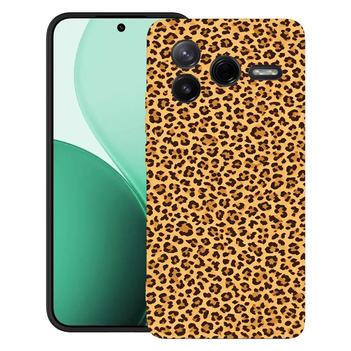 BestCase® Husa TPU Ultra Slim Compatibil cu Poco F7 Pro, cu Design Leopard pattern, 3119612 B 1445