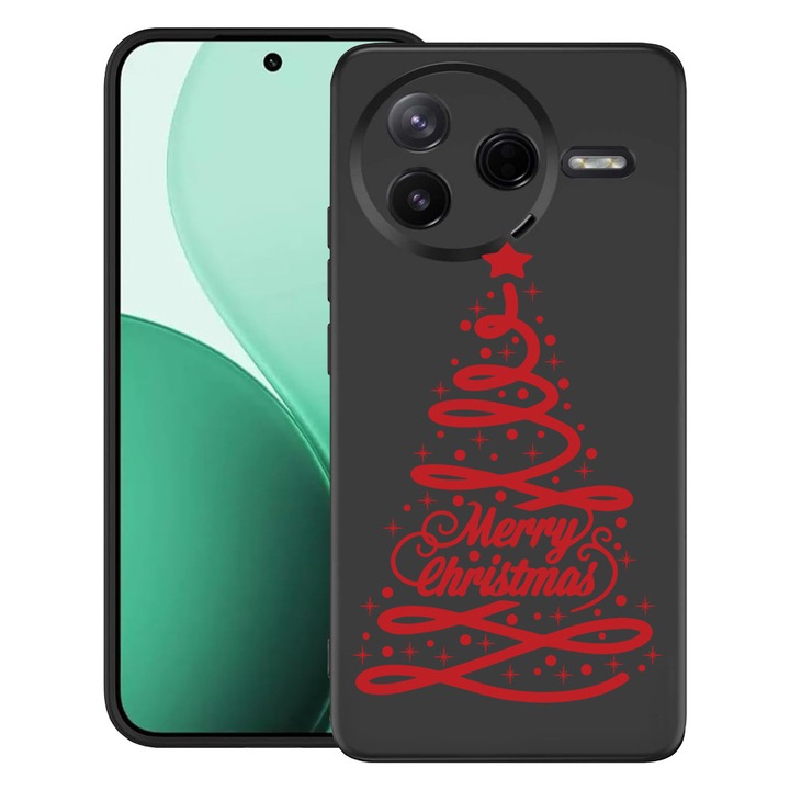 BestCase® Husa TPU Ultra Slim Compatibil cu Poco F7 Pro, cu Design Christams Tree, 3119612 B 1600