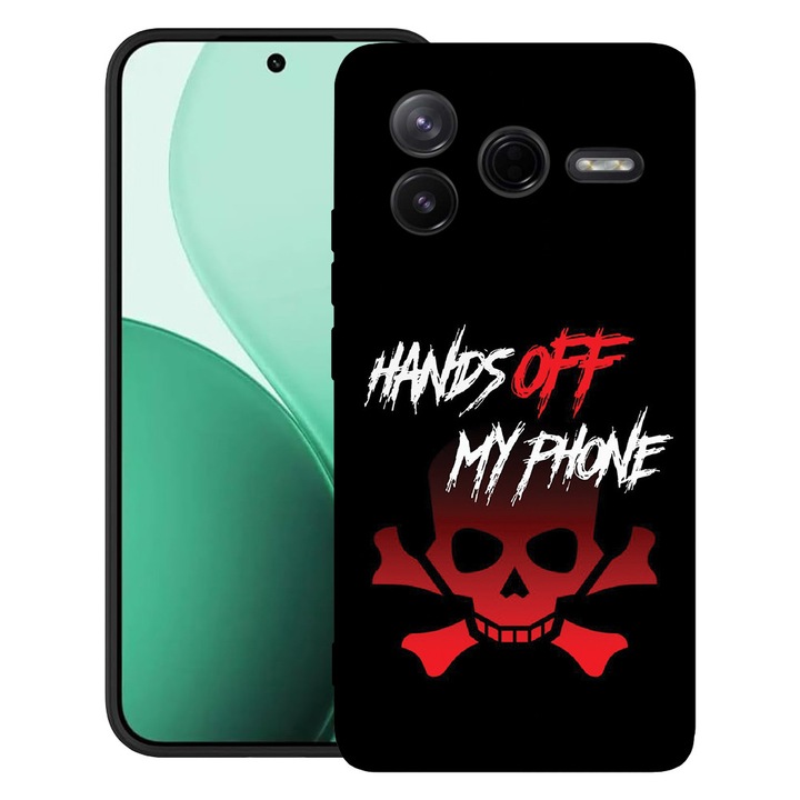 BestCase® Husa TPU Ultra Slim Compatibil cu Poco F7 Pro, cu Design Hand Of My Phone, 3119612 B 1166