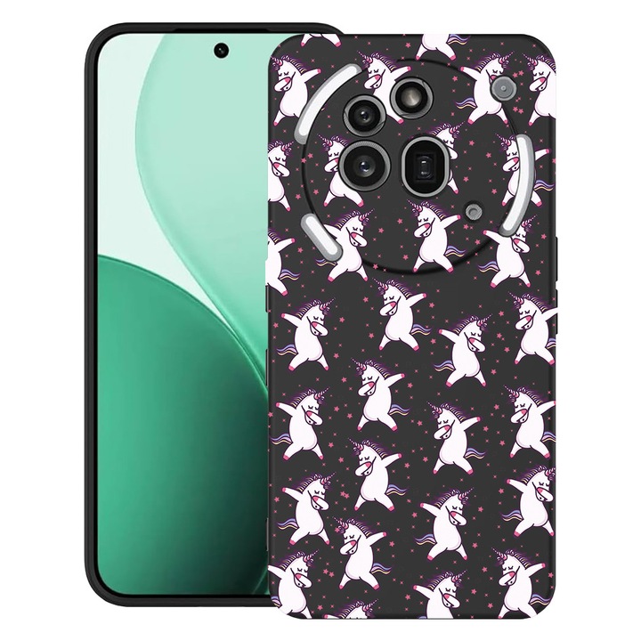 BestCase® TPU Ултра тънък калъф, съвместим с Nothing Phone (3a) Pro, с дизайн на еднорог, 3119624 B 73