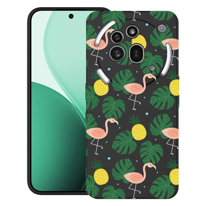 BestCase® Husa TPU Ultra Slim Съвместим с Nothing Phone (3a) Pro, с дизайн на фламинго, 3119624 B 93