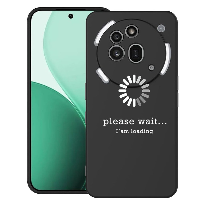 BestCase® Ултра тънък TPU калъф, съвместим с Nothing Phone (3a) Pro, с дизайн Please wait..., 3119624 B 37