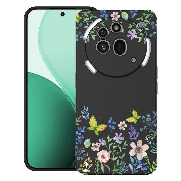 BestCase® Ултра тънък TPU калъф, съвместим с Nothing Phone (3a) Pro, с дизайн Butterfly Flowers, 3119624 B 95