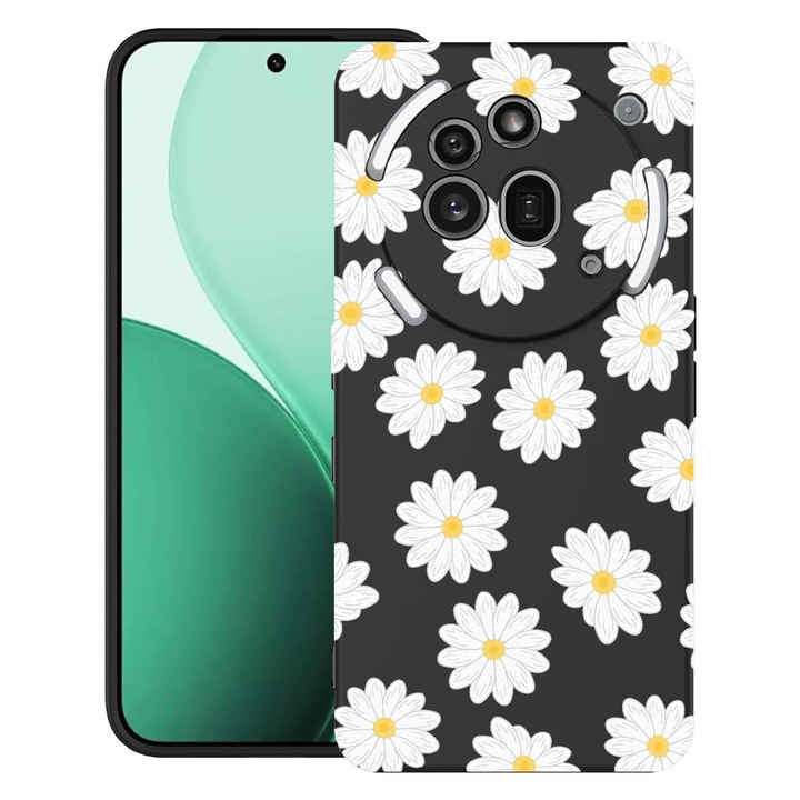 BestCase® Ултра тънък TPU калъф, съвместим с Nothing Phone (3a) Pro, с дизайн Happy Flowers Daisy, 3119624 B 513