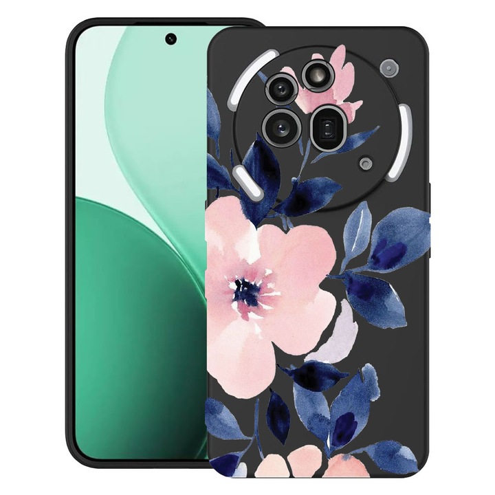 BestCase® Ултра тънък TPU калъф, съвместим с Nothing Phone (3a) Pro, с дизайн Pastel Colors Collection Flowers, 3119624 B 506