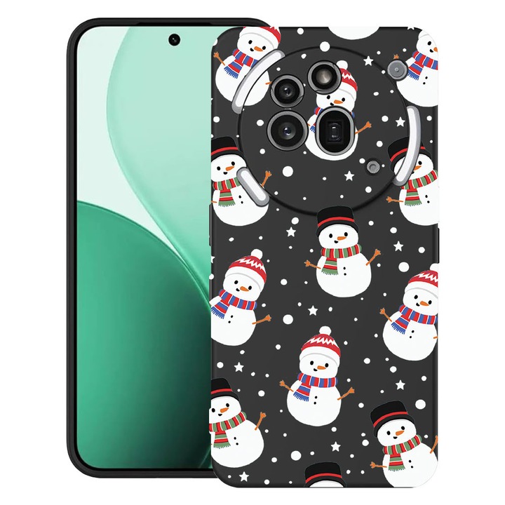 BestCase® Ултра тънък TPU калъф, съвместим с Nothing Phone (3a) Pro, с дизайн Снежен човек, 3119624 B 351