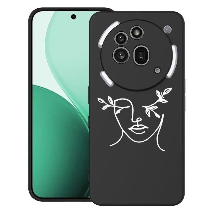 BestCase® Ултра тънък TPU калъф, съвместим с Nothing Phone (3a) Pro, с дизайн „Абстрактна жена“, 3119624 B 736