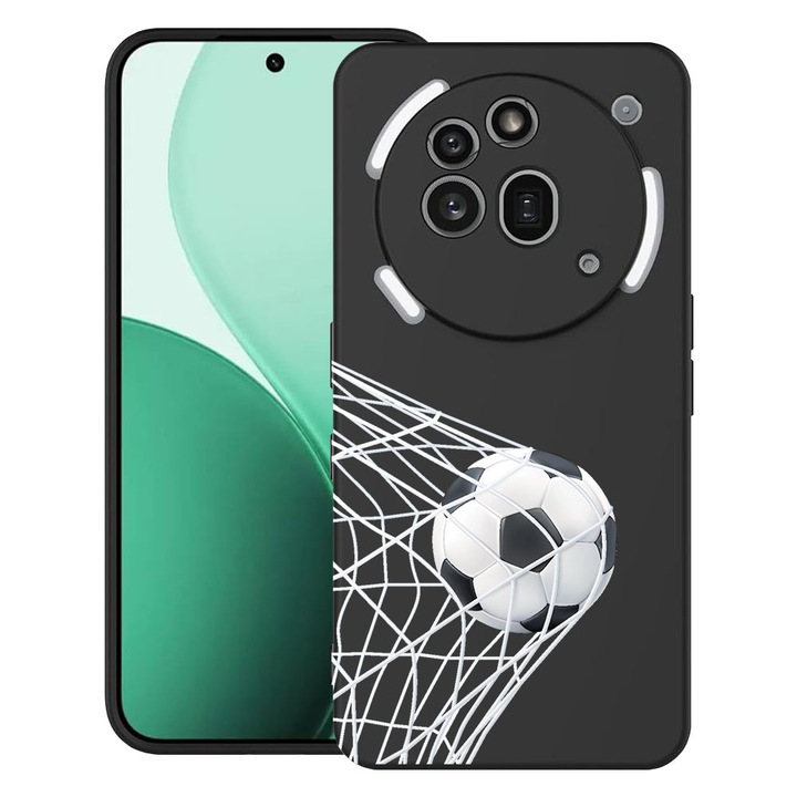 BestCase® Ултра тънък TPU калъф, съвместим с Nothing Phone (3a) Pro, с футболен дизайн - Goooaaall, 3119624 B 775
