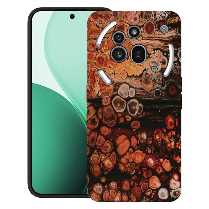 BestCase® Ултра тънък TPU калъф, съвместим с Nothing Phone (3a) Pro, с дизайн на дървесен мотив, 3119624 B 895