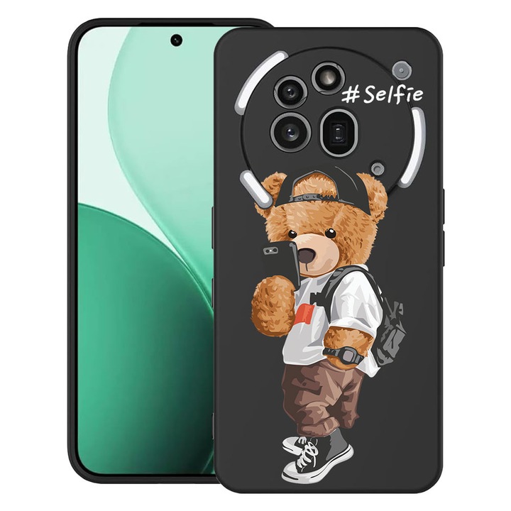 BestCase® Ултра тънък TPU калъф, съвместим с Nothing Phone (3a) Pro, с дизайн „Selfie Teddy Bear“, 3119624 B 925