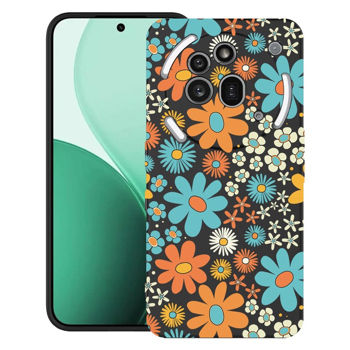 BestCase® Ултра тънък TPU калъф, съвместим с Nothing Phone (3a) Pro, с дизайн Flowers Pattern, 3119624 B 967